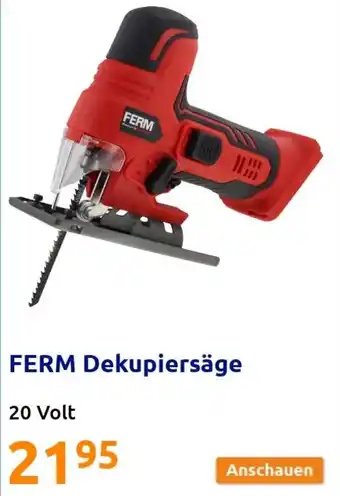 Action Ferm Dekupiersäge 20 Volt Angebot