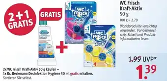 Rossmann WC Frisch Kraft-Aktiv 50 g Angebot