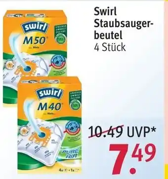 Rossmann Swirl Staubsauger beutel 4 Stück Angebot