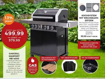 BBM Baumarkt Gasgrill Masport MB 4000 Angebot