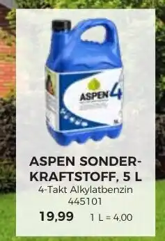 BBM Baumarkt Aspen Sonderkraftstoff 5L Angebot