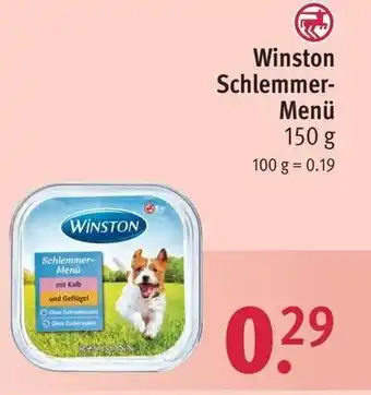 Rossmann Winston Schlemmer Menü 150 g Angebot