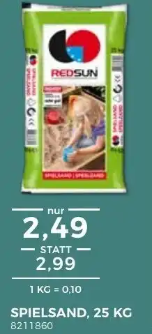 BBM Baumarkt Spielsand 25kg Angebot