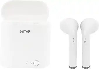 Conrad Denver TWQ-40  In Ear Kopfhörer Bluetooth®  Weiß Angebot