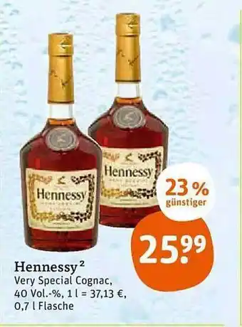 tegut Hennessy Very Special Cognac Angebot