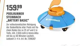 OBI Poolrunner Steinbach „battery Basic” Angebot