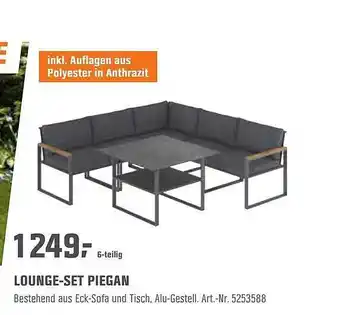 OBI Lounge-set Piegan Angebot