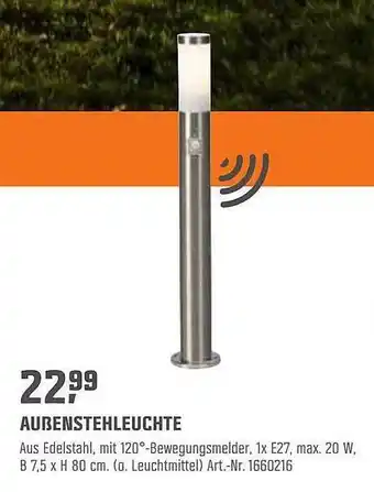 OBI Außenstehleuchte Angebot