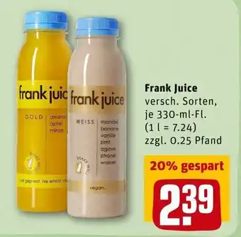 REWE Frank Juice 330 ml Angebot