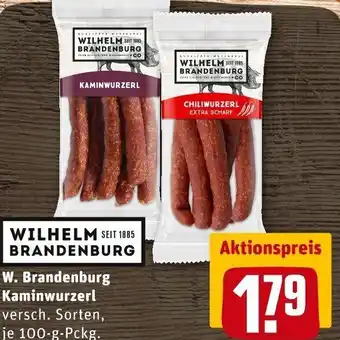 REWE W. Brandenburg Kaminwurzerl 100 g Angebot