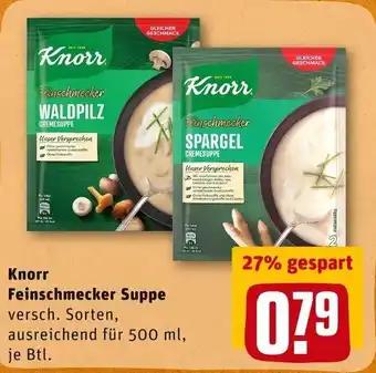 REWE Knorr Feinschmecker Suppe 500 ml Angebot