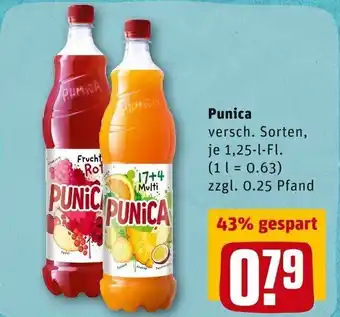 REWE Punica 1,25 L Angebot