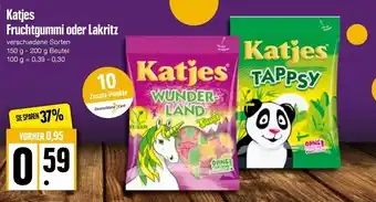 Edeka Katjes Fruchtgummi oder Lakritz 150 g-200 g Beutel Angebot