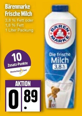 Edeka Bärenmarke Frische Milch Angebot