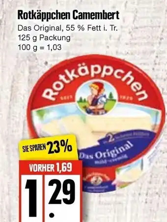 Edeka Rotkäppchen Camembert 125 g Angebot