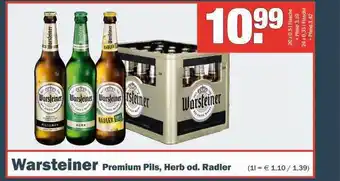 Sobi Getränkemarkt Warsteiner Premium Pils, Herb Oder Radler Angebot