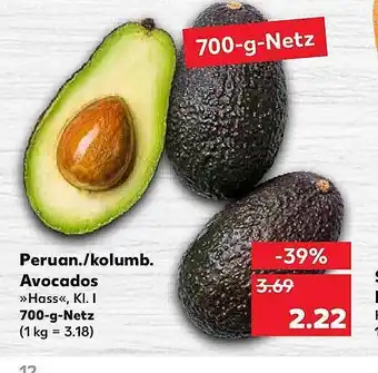 Kaufland Avocados „Hass” 700g Angebot