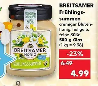 Kaufland Breitsamer Frühlingssummen 500g Angebot