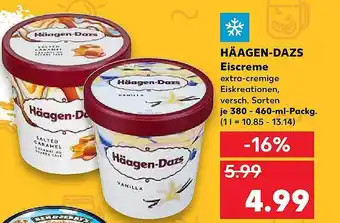 Kaufland Häagen Dazs Eiscreme 380-460ml Angebot