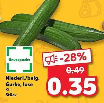 Kaufland Niederl./belg. Gurke, Lose Angebot