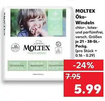 Kaufland Moltex öko Windeln Angebot