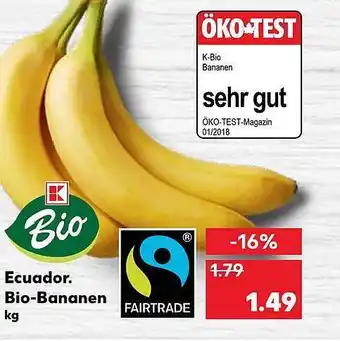 Kaufland Kbio Ecuador Bio Bananen Angebot