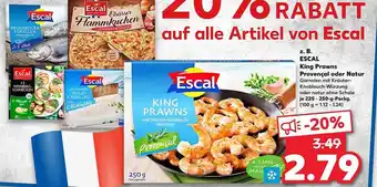 Kaufland Escal King Prawns Provençal Oder Natur 225-250g Angebot