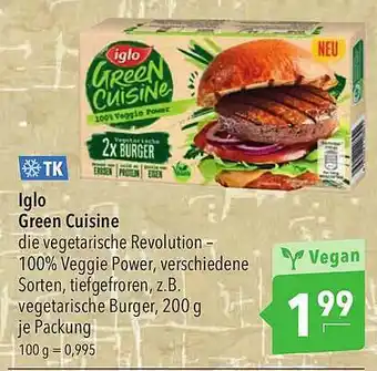 CITTI Markt Iglo Green Cuisine Angebot