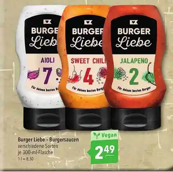 CITTI Markt Burger Liebe - Burgersaucen 300ml Angebot