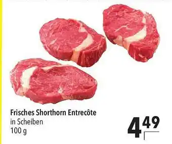 CITTI Markt Frisches Shorthorn Entrecôte 100g Angebot