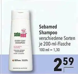 CITTI Markt Sebamed Shampoo 200ml Angebot