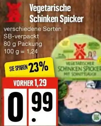 Edeka Vegetarische Schinken Spicker  80 g Angebot