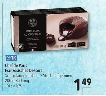 CITTI Markt Chef De Paris Französisches Dessert 200g Angebot