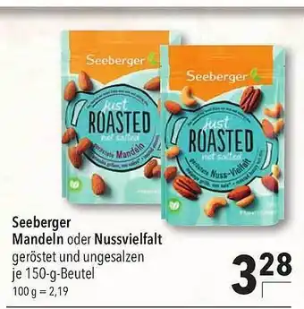 CITTI Markt Seeberger Mandeln Oder Nussvielfalt 150g Beutel Angebot