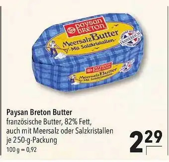 CITTI Markt Paysan Breton Butter 250g Angebot