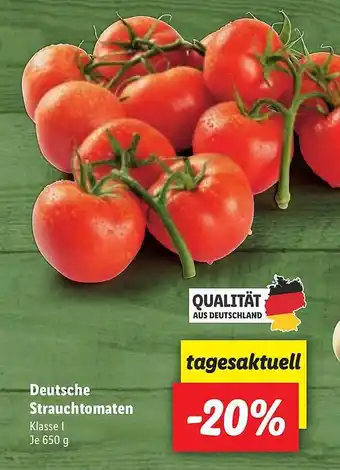 Lidl Deutsche Strauchtomaten 650g Angebot