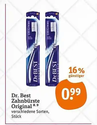 tegut Dr Best Zahnbürste Original Angebot