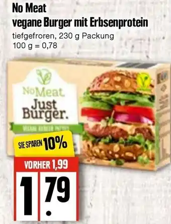 Edeka No Meat vegane Burger mit Erbsenprotein 230 g Angebot