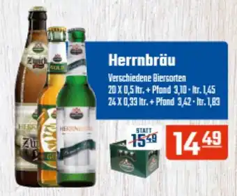 Hörl Getränke Herrnbrau 20*500/24*330ml Angebot