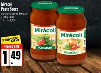 Edeka Mirácoli Pasta Sauce 400 g Glas Angebot
