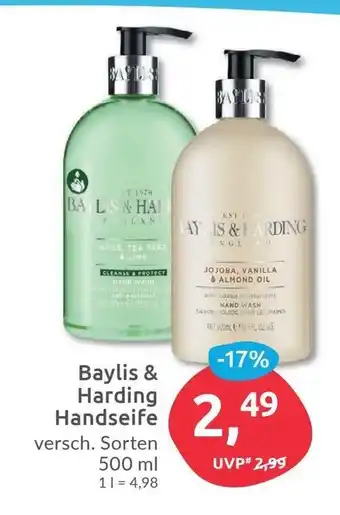 Budni Baylis & Harding Handseife 500ml Angebot