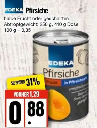 Edeka Pfirsiche 250 g Angebot