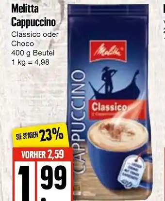 Edeka Melitta Cappuccino 400 g Beutel Angebot