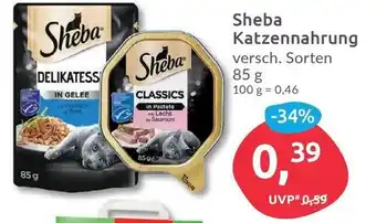 Budni Sheba Katzennahrung 85g Angebot