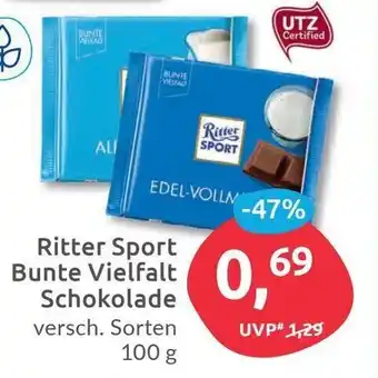 Budni Ritter Sport 100g Angebot