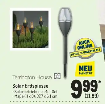 METRO Tarrington house solar erdspiesse Angebot