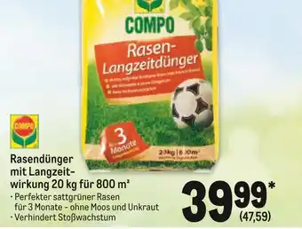 METRO Compo rasendünger mt langzeitwirkung Angebot