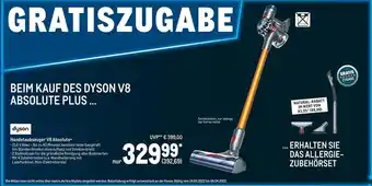 METRO Dyson handstaubsauger v8 absolute+ Angebot