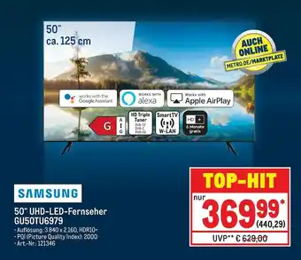 METRO Samsung 50“ uhd-led-fernseher gu50tu6979 Angebot