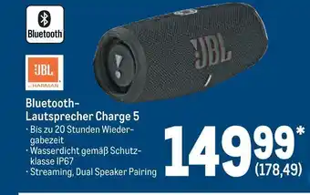 METRO Jbl bluetooth-lautsprecher charge 5 Angebot